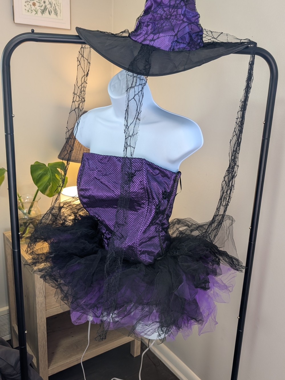 Spirit Halloween 5-piece Spider Witch Costume